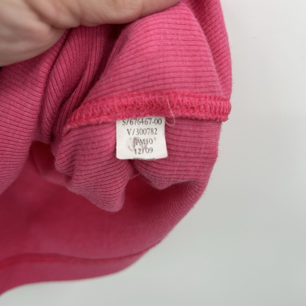 Old Navy Y2K Lace Trimmed Ribbed Cami Tank Top Size L Pink 2000s Coquette Indie‎ - Picture 5 of 7